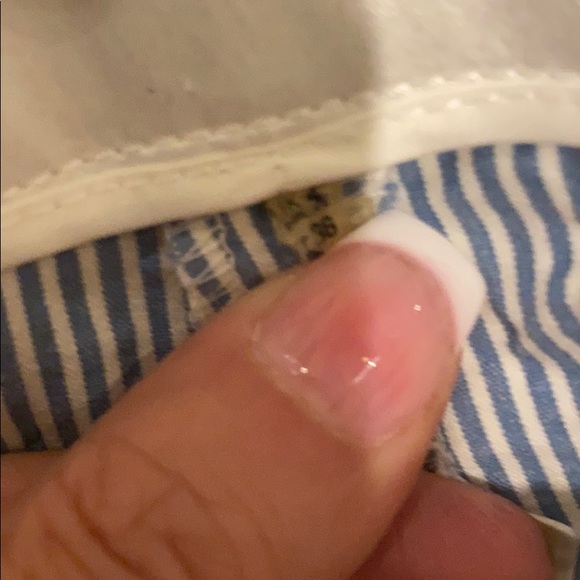 ELIE TAHARI SEERSUCKER BLUE & WHITE SLACKS - Picture 6 of 10